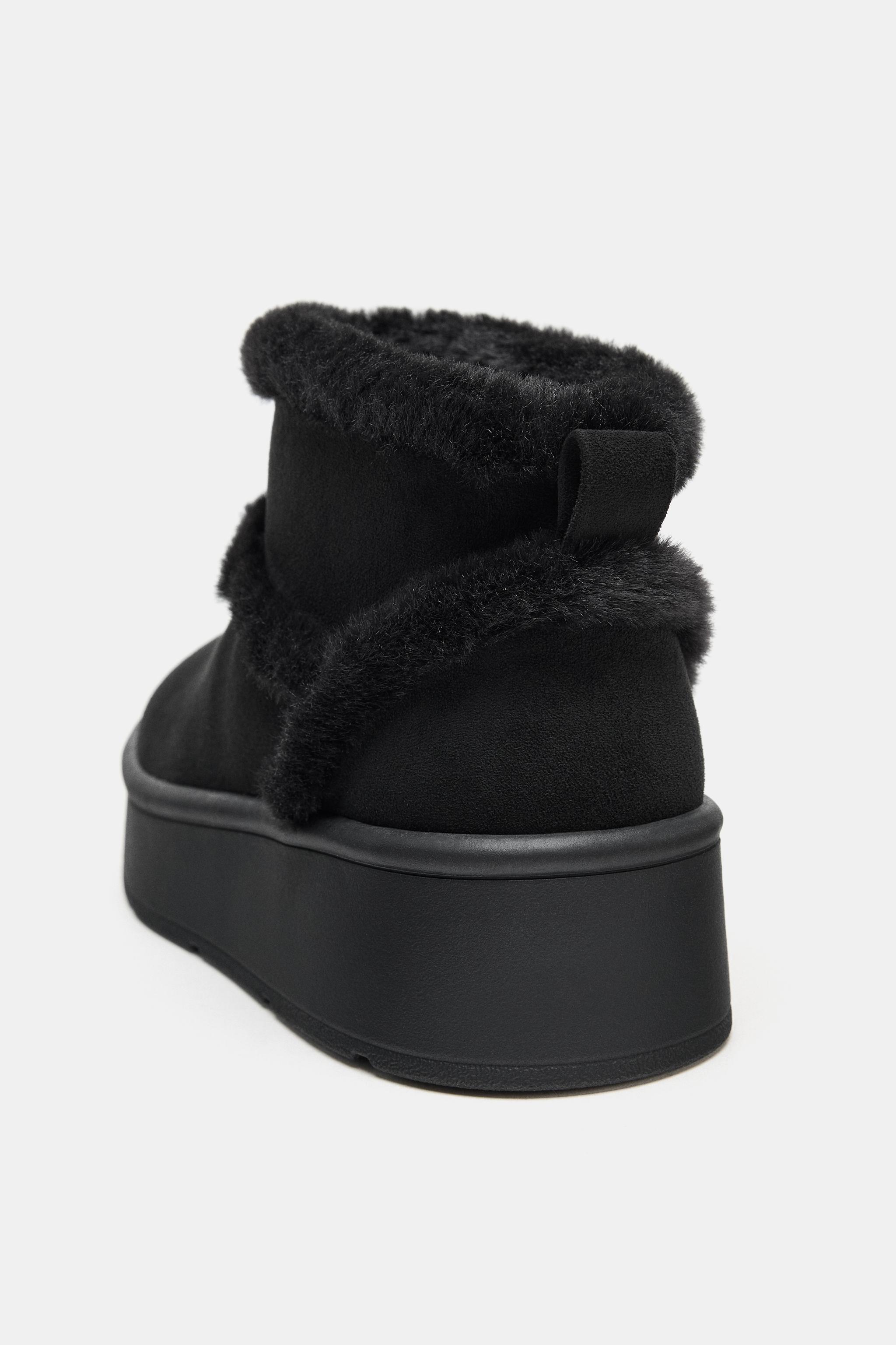 FAUX FUR SOFT ANKLE BOOTS